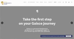 Desktop Screenshot of gaisce.ie