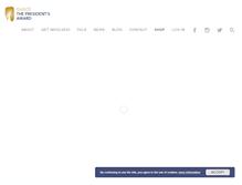 Tablet Screenshot of gaisce.ie